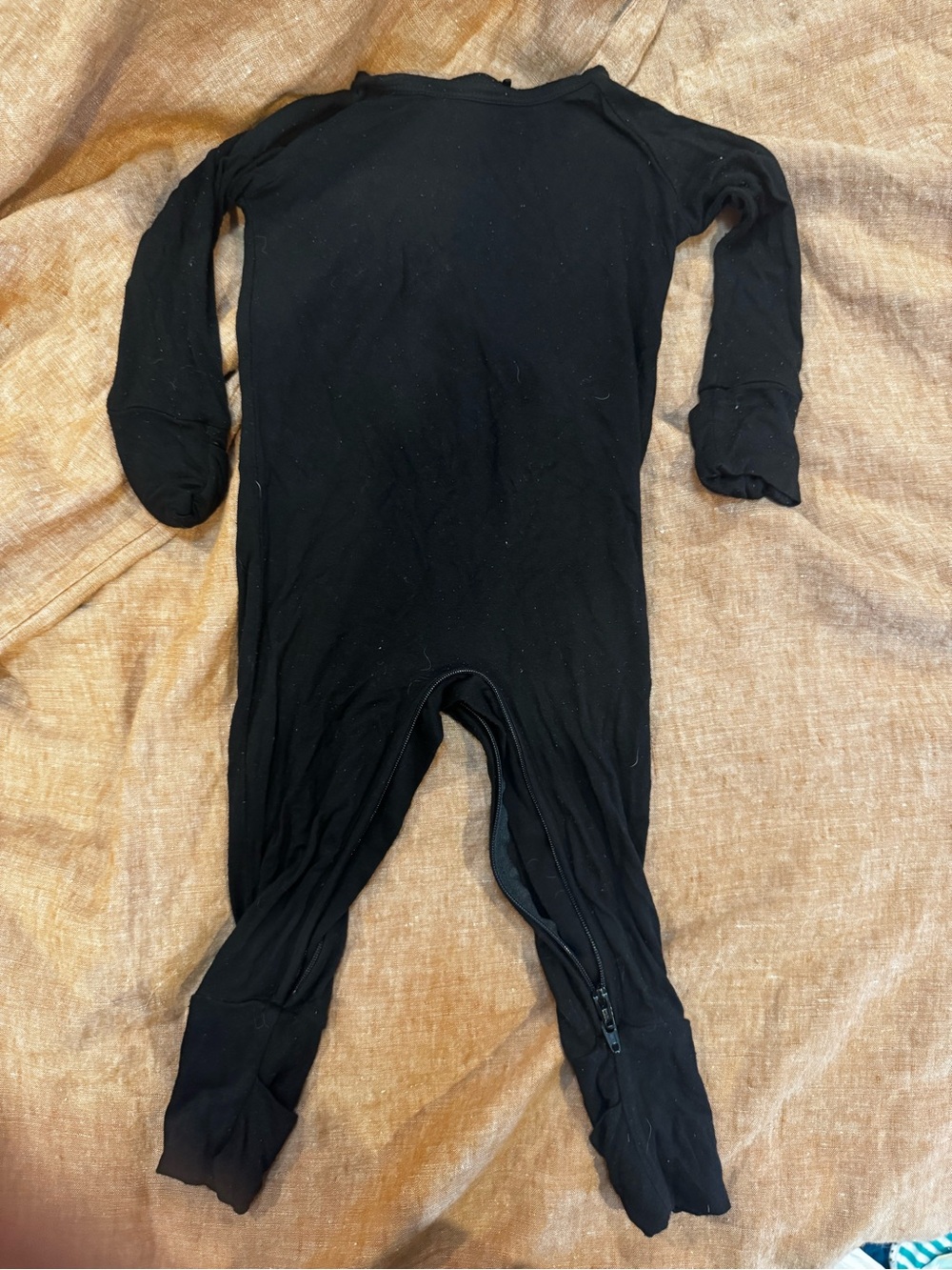 Little Sleepies Black Crescent Zippy